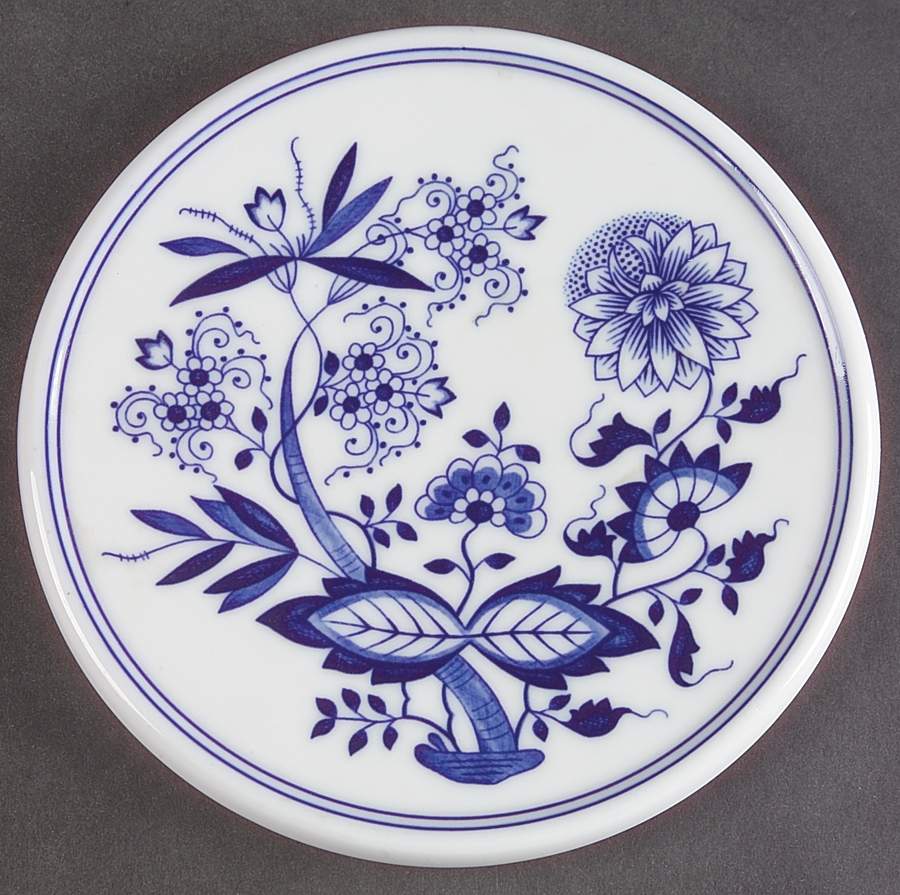 Blue Onion Trivet by Hutschenreuther-1
