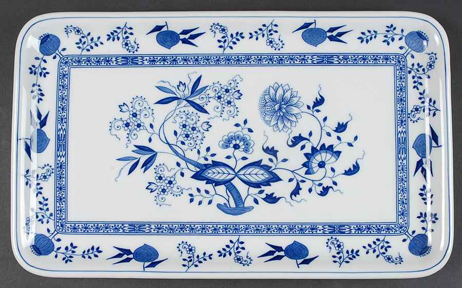 Blue Onion 16'' Rectangular Tray by Hutschenreuther-1