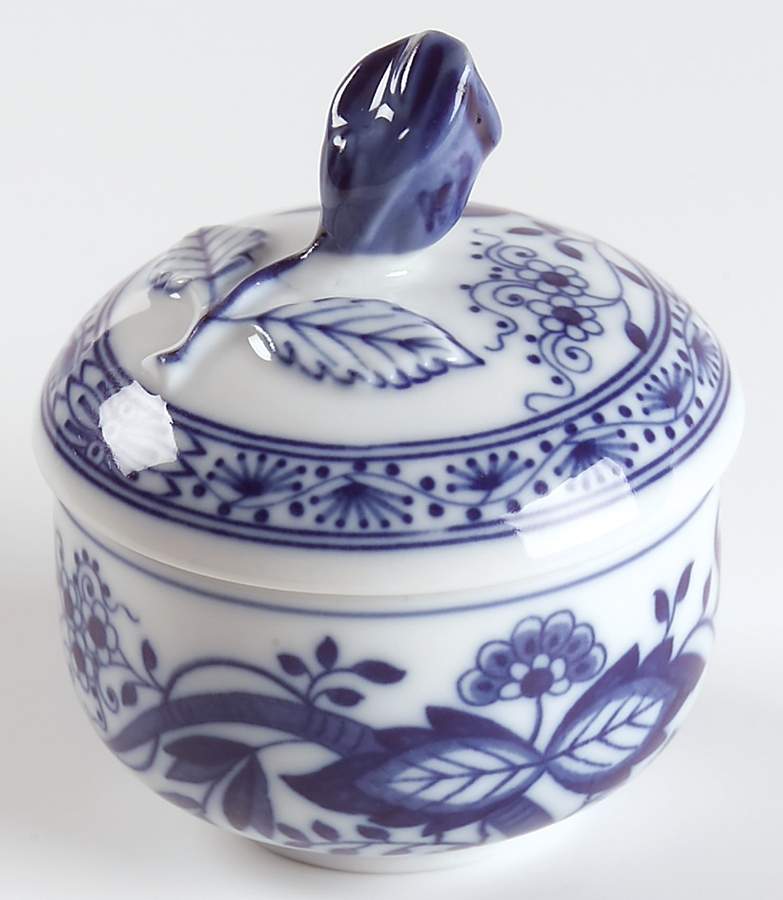 Blue Onion Individual Sugar Bowl & Lid by Hutschenreuther-1