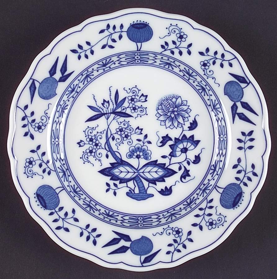 Blue Onion Bread & Butter Plate by Hutschenreuther-1