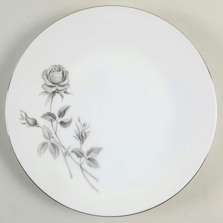 Black Rose Salad Plate by Hutschenreuther-1