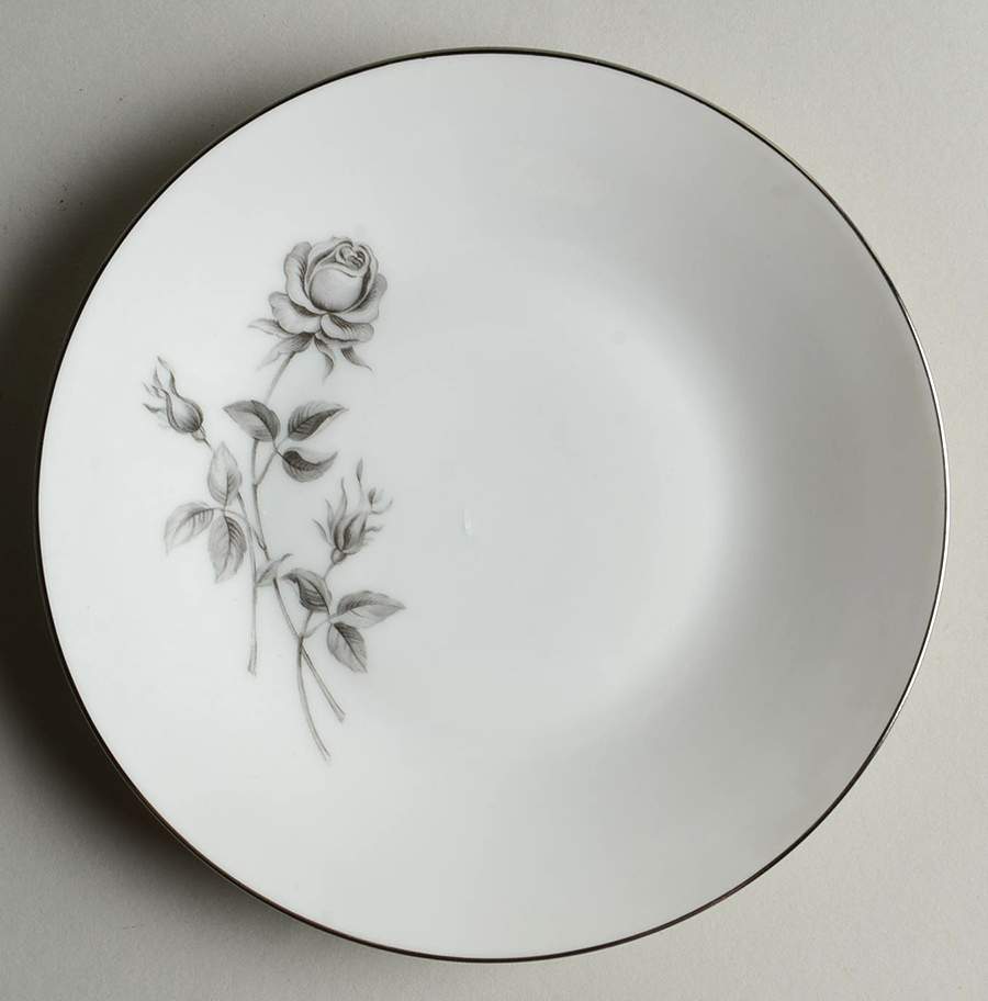 Black Rose Bread & Butter Plate by Hutschenreuther-1