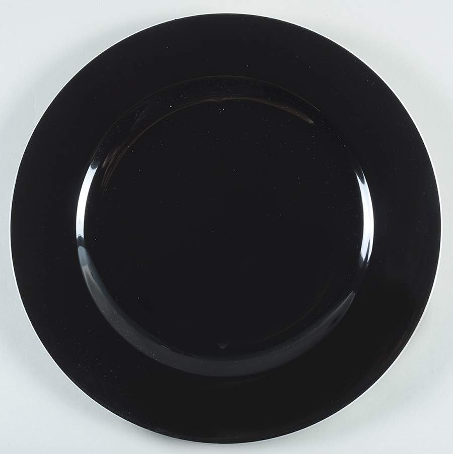Black Rock Service Plate (Charger) by Hutschenreuther-1