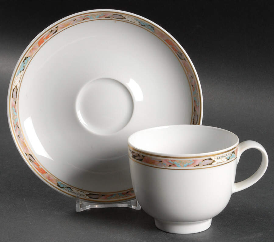 Bologna Footed Cup & Saucer Set by Hutschenreuther-1