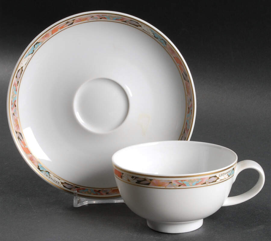 Bologna Footed Cup & Saucer Set by Hutschenreuther-1