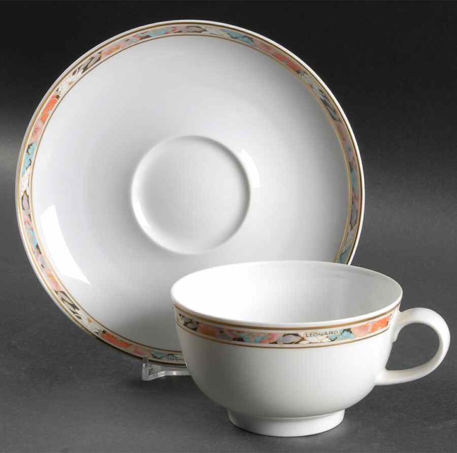 Bologna Breakfast Cup & Saucer Set by Hutschenreuther-1