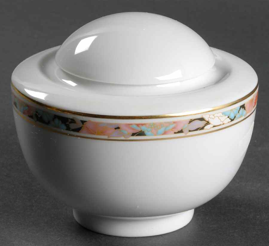 Bologna Sugar Bowl & Lid by Hutschenreuther-1