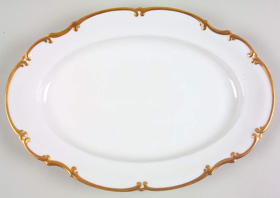 Brighton 14" Oval Serving Platter by Hutschenreuther-1
