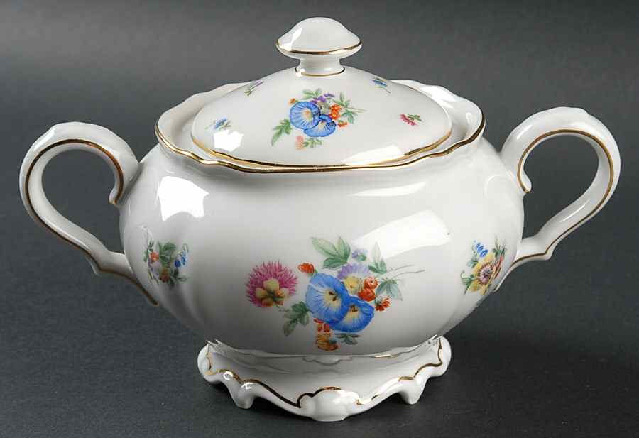 Bristol Sugar Bowl & Lid by Hutschenreuther-1