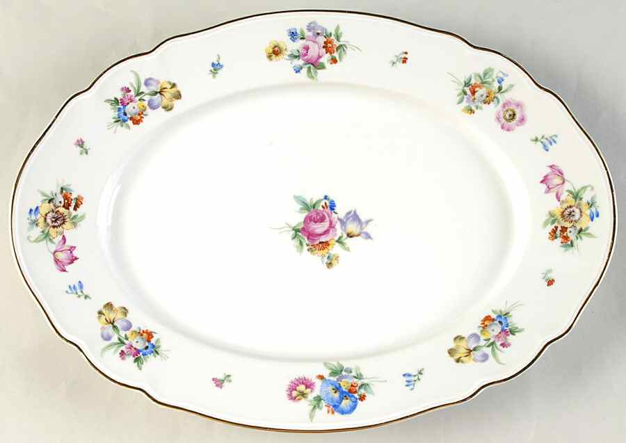 Bristol 12" Oval Serving Platter by Hutschenreuther-1