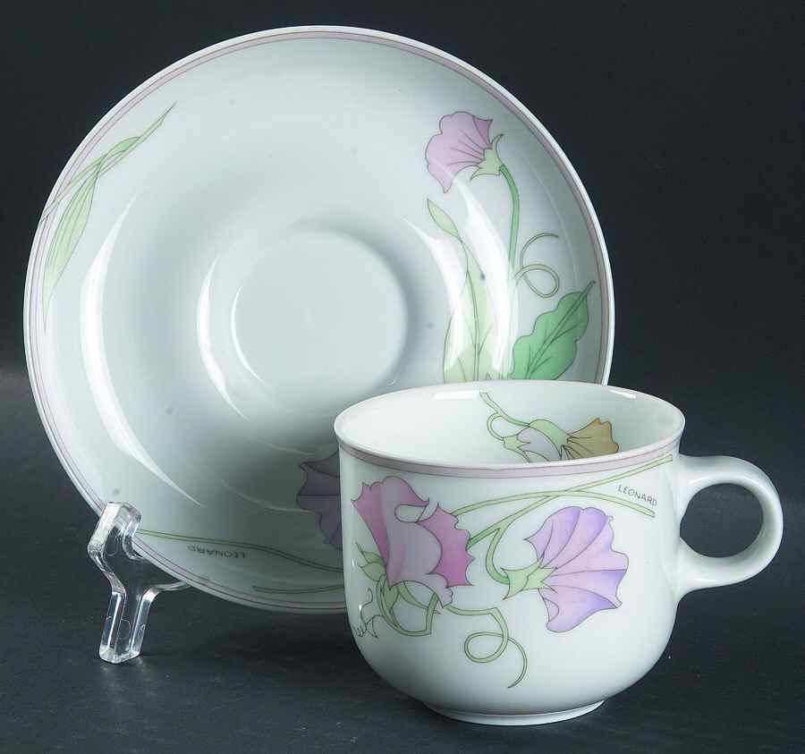 Calypso Flat Cup & Saucer Set by Hutschenreuther-1