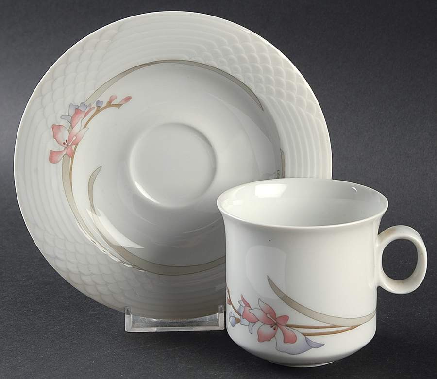 Carmina Flat Cup & Saucer Set by Hutschenreuther-1