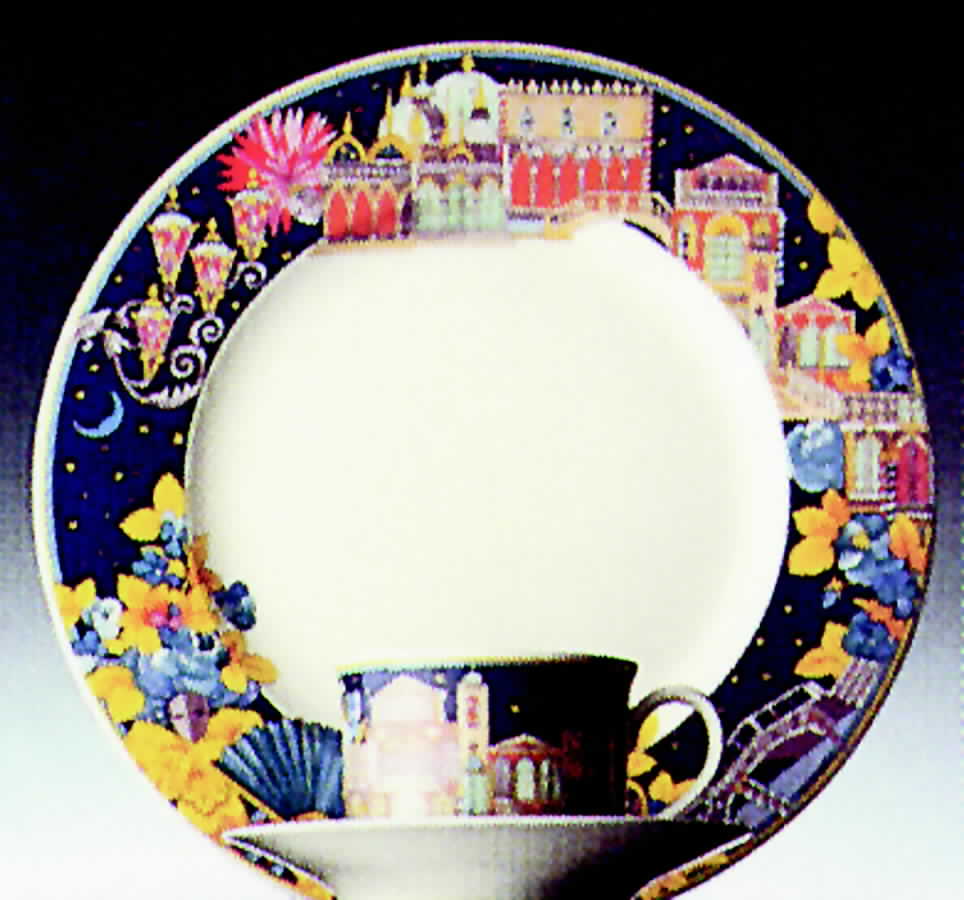 Carnaval Dinner Plate by Hutschenreuther-1