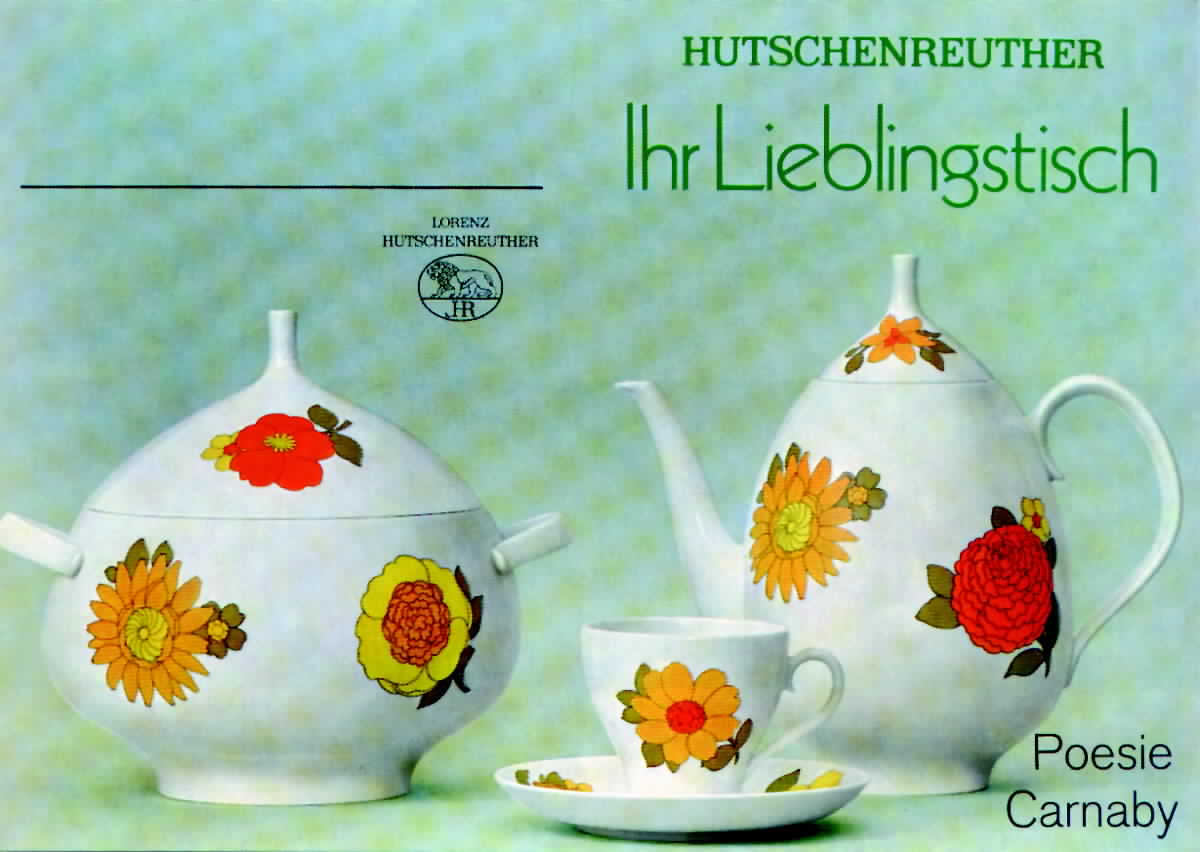 Carnaby Flat Cup & Saucer Set by Hutschenreuther-1