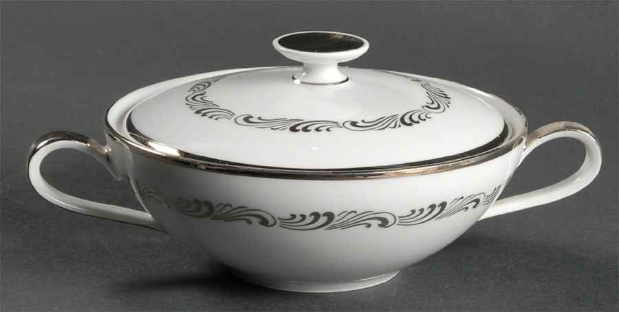 Cascade Sugar Bowl & Lid by Hutschenreuther-1