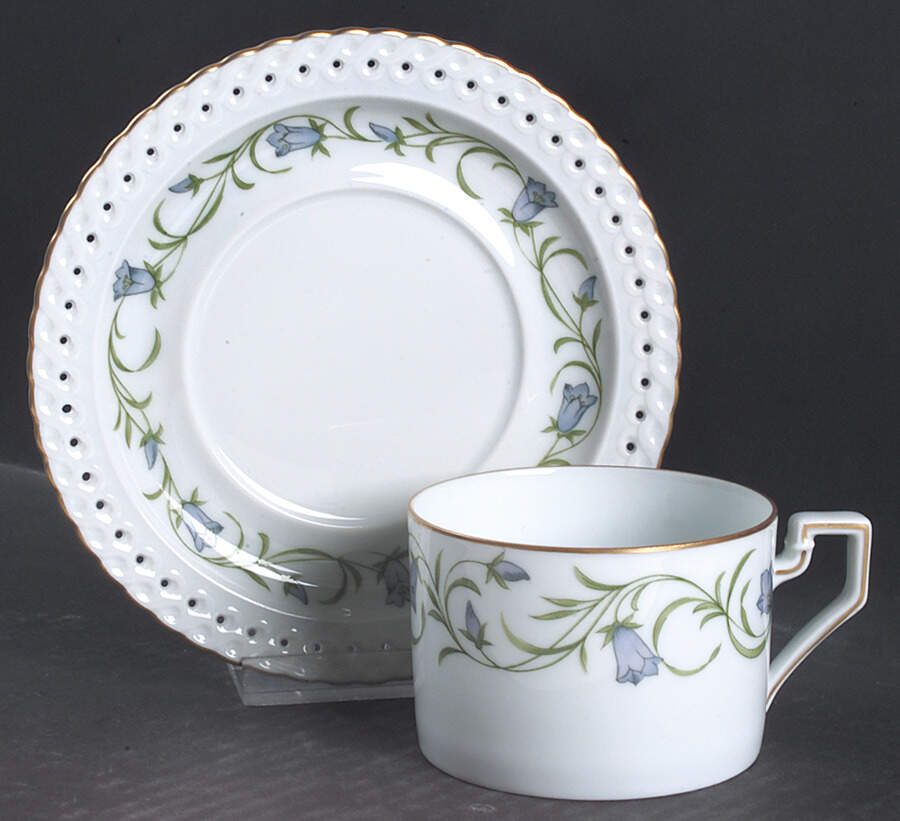 Catherine Flat Cup & Saucer Set by Hutschenreuther-1