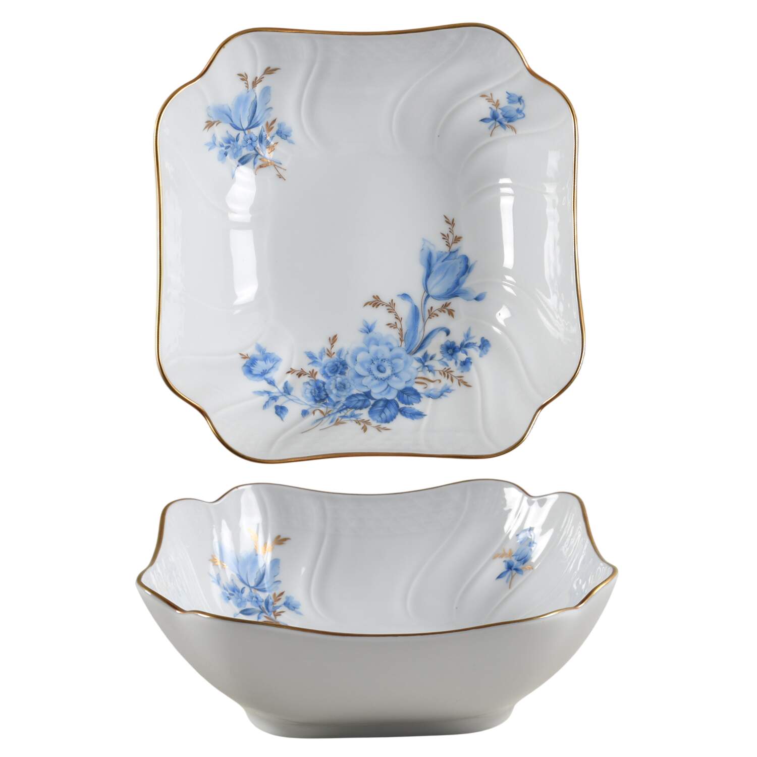 Chateau Bleu 7" Square Vegetable Bowl by Hutschenreuther-1