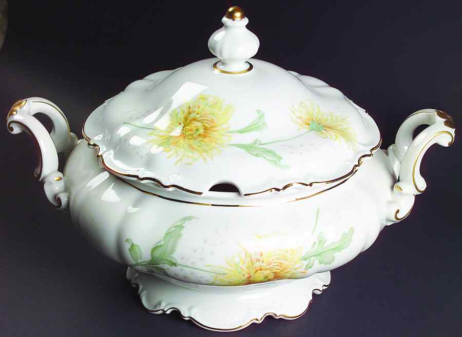 The Chrysanthemum Tureen &  Lid by Hutschenreuther-1