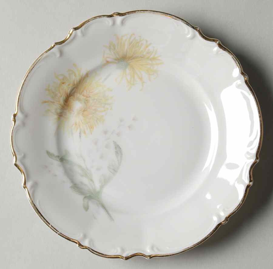 The Chrysanthemum Bread & Butter Plate by Hutschenreuther-1