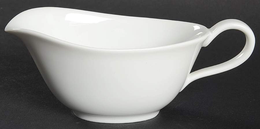 Charmant White Individual Gravy Boat by Hutschenreuther-1