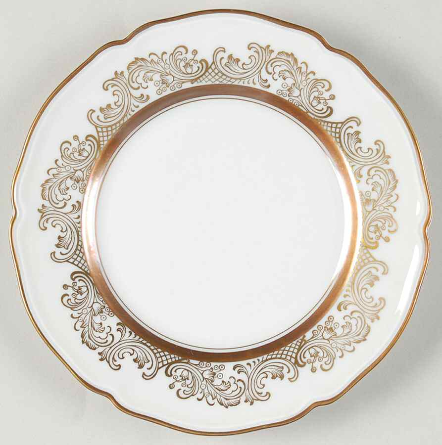 The Clifton (Gold Trim) Bread & Butter Plate by Hutschenreuther-1