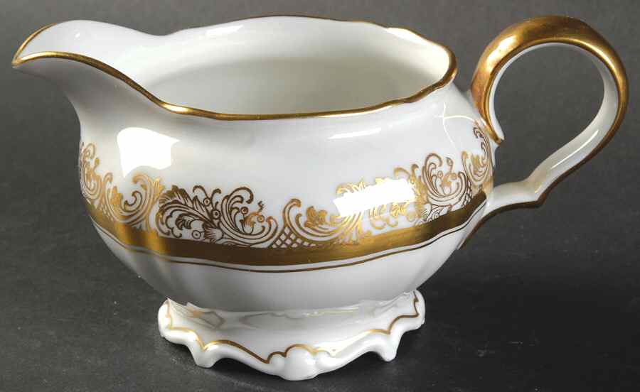 The Clifton (Gold Trim) Creamer by Hutschenreuther-1
