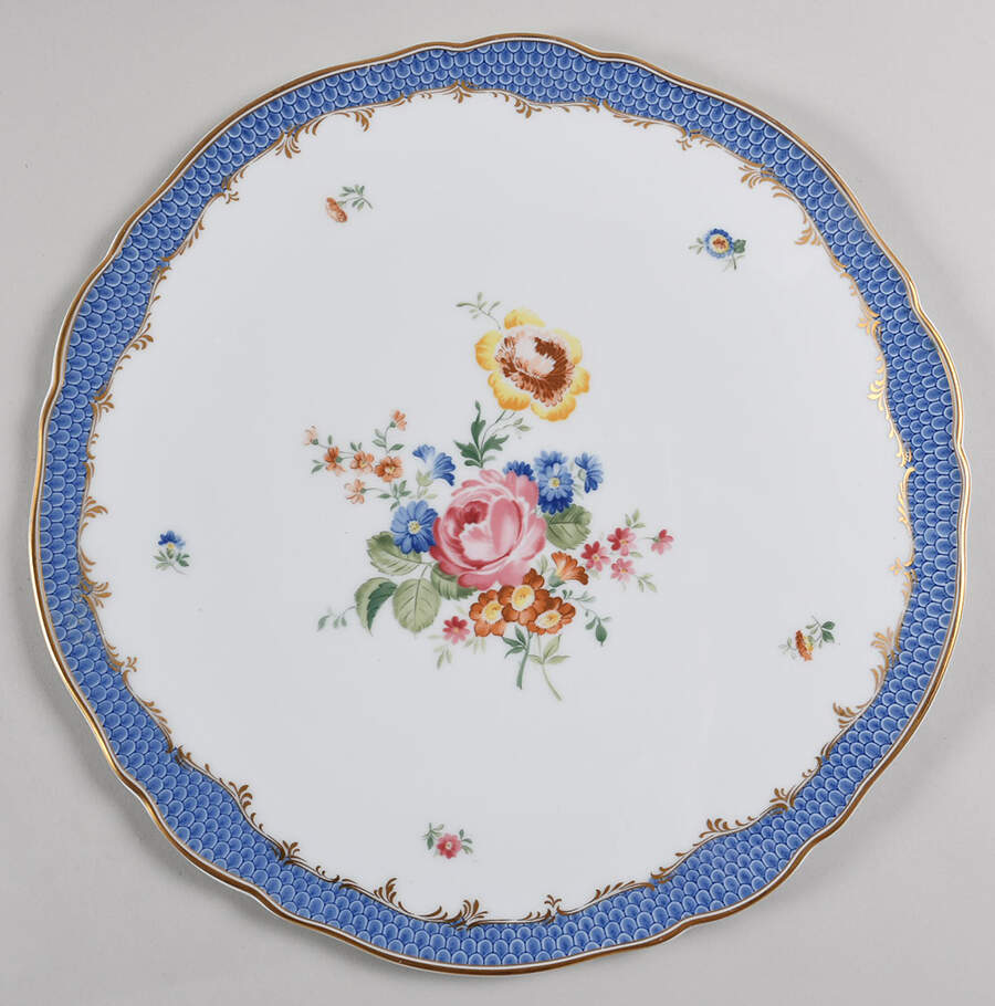 Coburg Cake Plate by Hutschenreuther-1