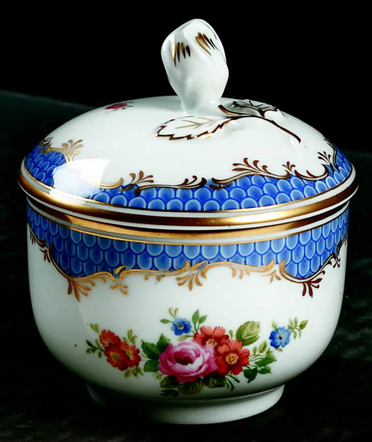Coburg Sugar Bowl & Lid by Hutschenreuther-1