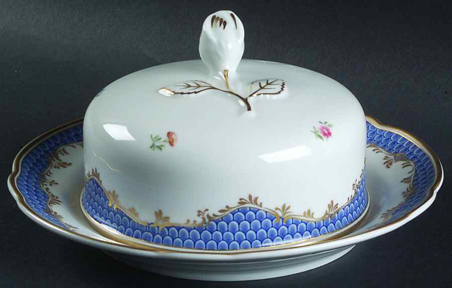 Coburg Round Covered Butter by Hutschenreuther-1