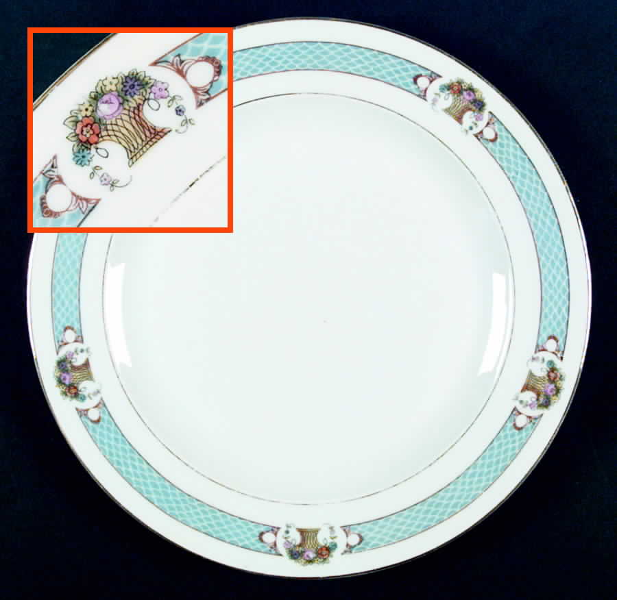 Columbia Dinner Plate by Hutschenreuther-1