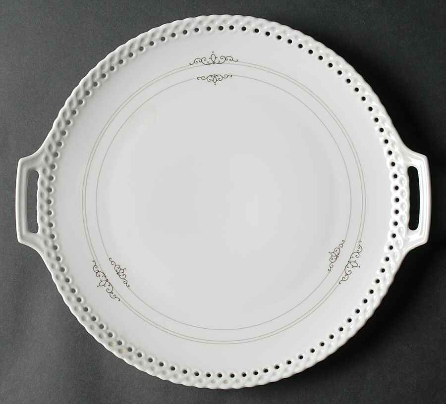 Constance Handled Cake Plate by Hutschenreuther-1