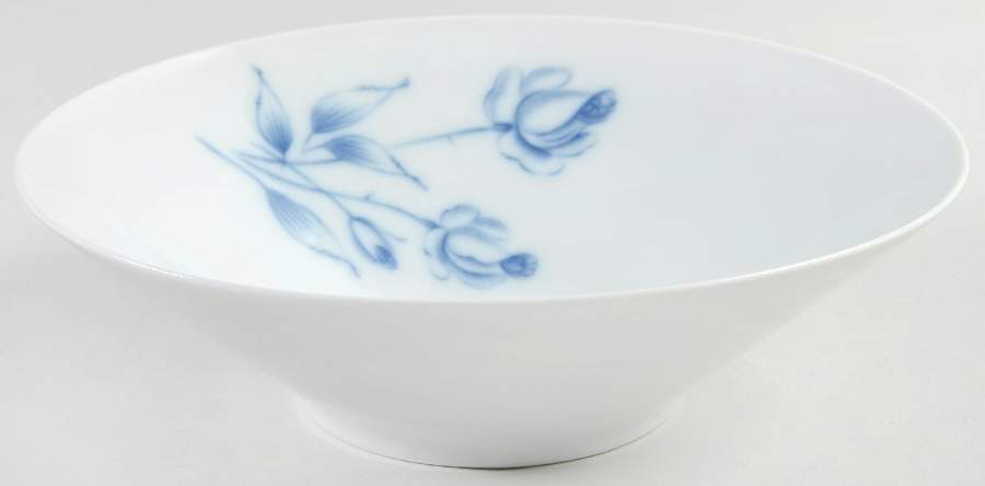 Cobalt Rose (Smooth) 9" Round Vegetable Bowl by Hutschenreuther-1