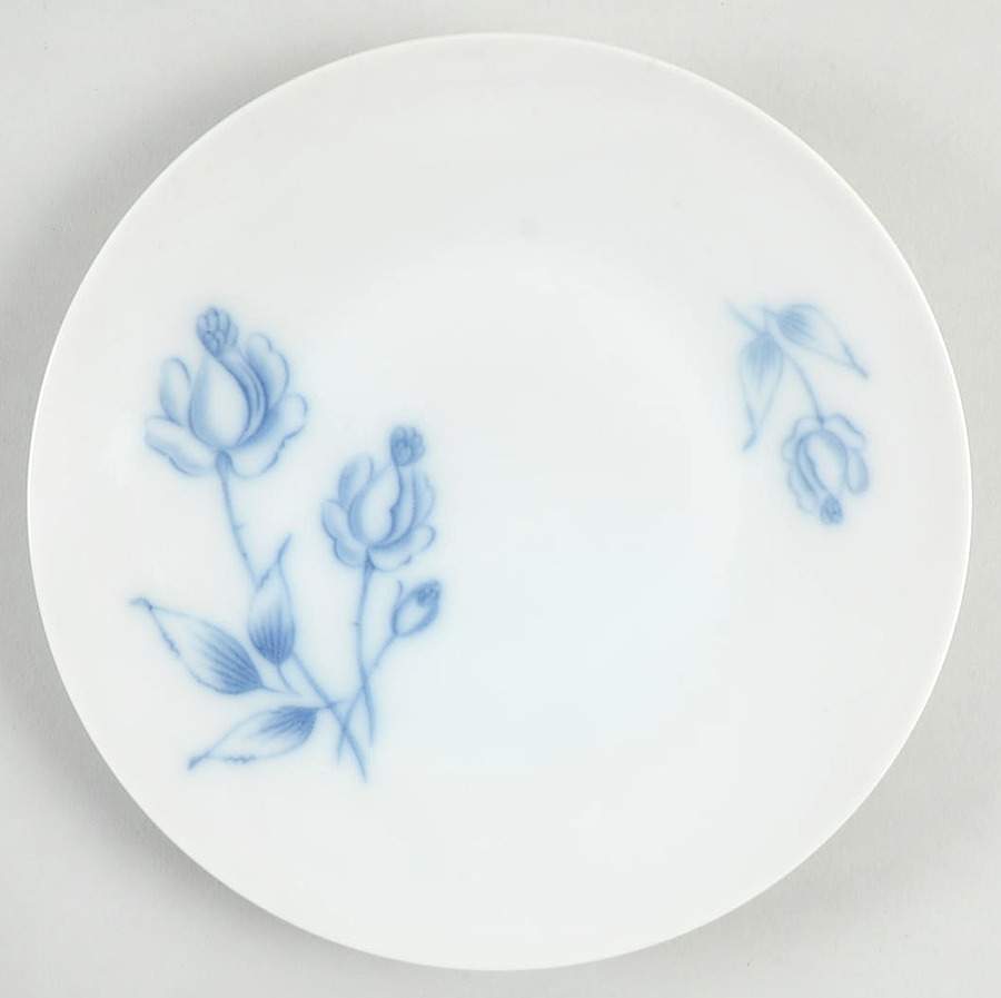 Cobalt Rose (Smooth) Bread & Butter Plate by Hutschenreuther-1