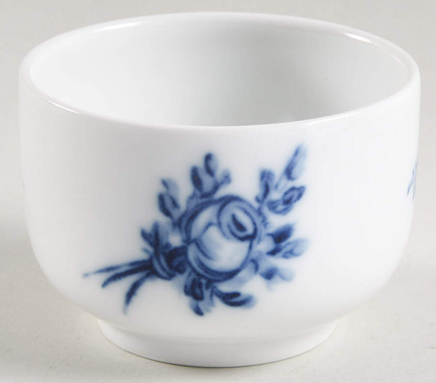 Cobalt Rose Sugar Bowl No Lid by Hutschenreuther-1