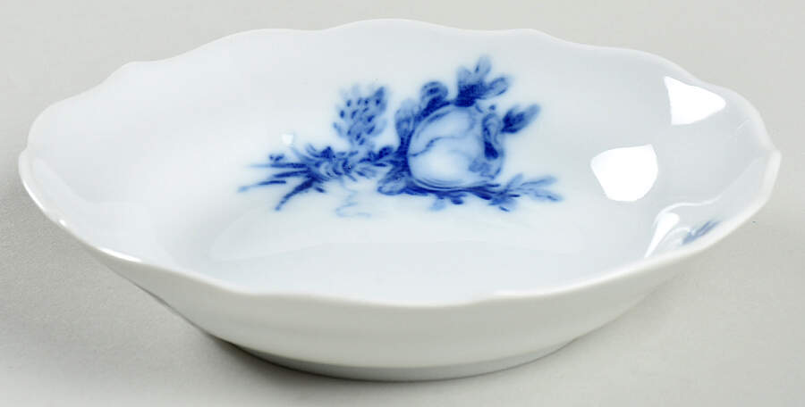 Cobalt Rose Fruit/Dessert (Sauce) Bowl by Hutschenreuther-1