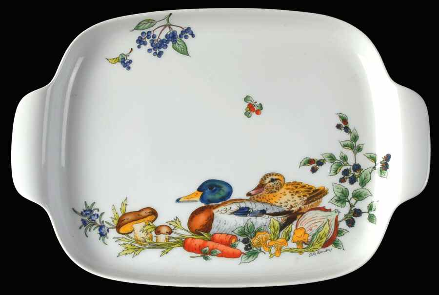 Country 11" Oval Serving Platter by Hutschenreuther-1