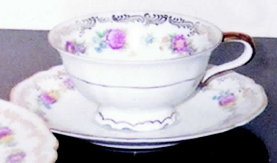 The Devon Footed Cup & Saucer Set by Hutschenreuther-1