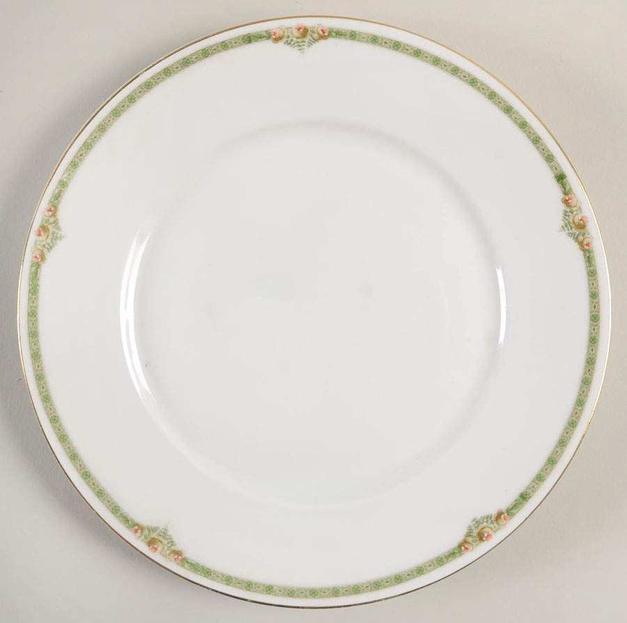 Diana (Green Band) Salad Plate by Hutschenreuther-1