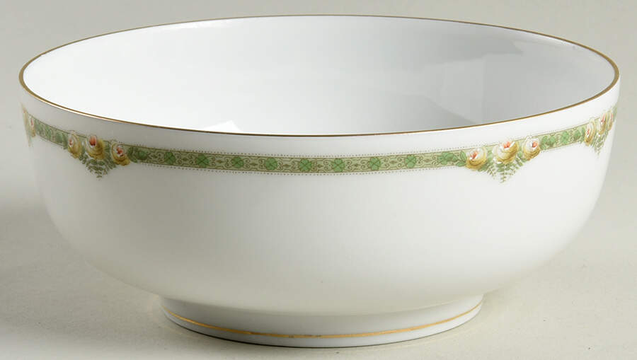 Diana (Green Band) Cranberry Bowl by Hutschenreuther-1
