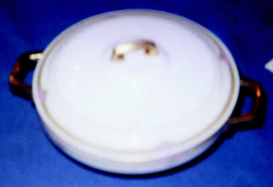 Diana (Green Band) Round Covered Vegetable by Hutschenreuther-1