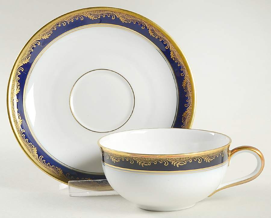 The Diplomat Flat Cup & Saucer Set by Hutschenreuther-1