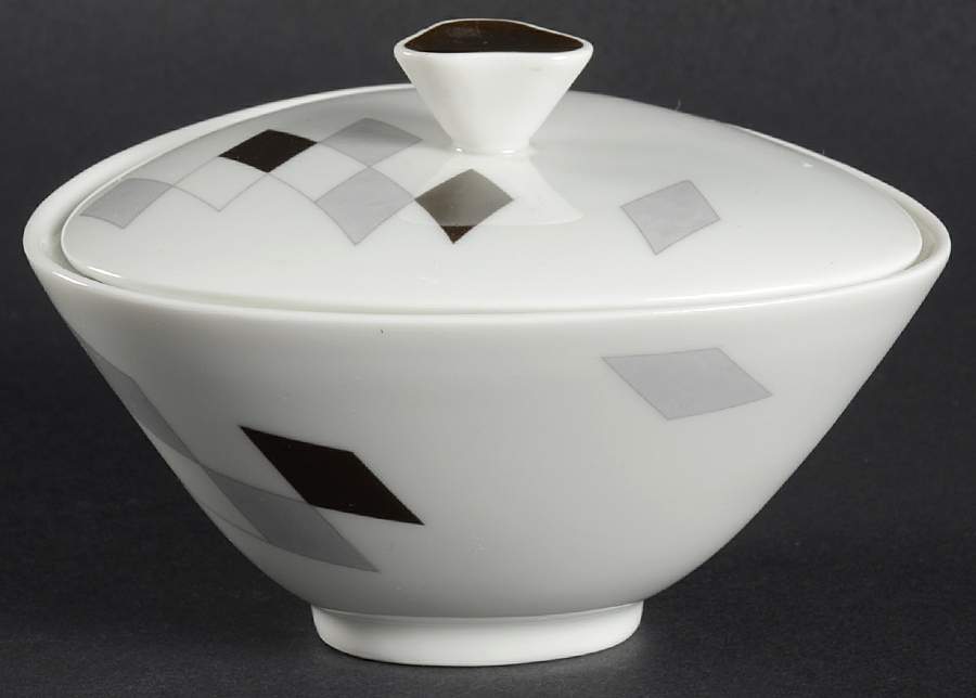 The Domino Sugar Bowl & Lid by Hutschenreuther-1
