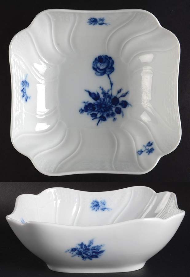 Dresden Blau 7" Square Vegetable Bowl by Hutschenreuther-1
