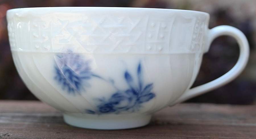 Dresden Blau Flat Cup by Hutschenreuther-1