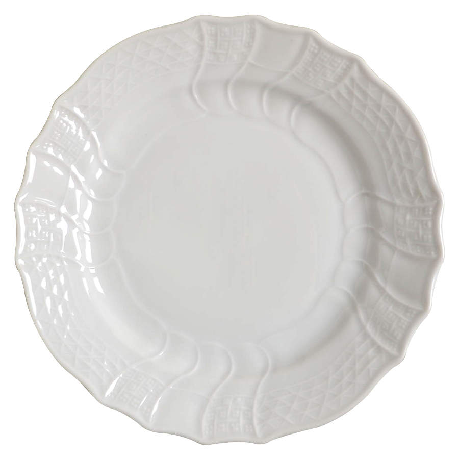 Dresden All White Salad/Dessert Plate by Hutschenreuther-1