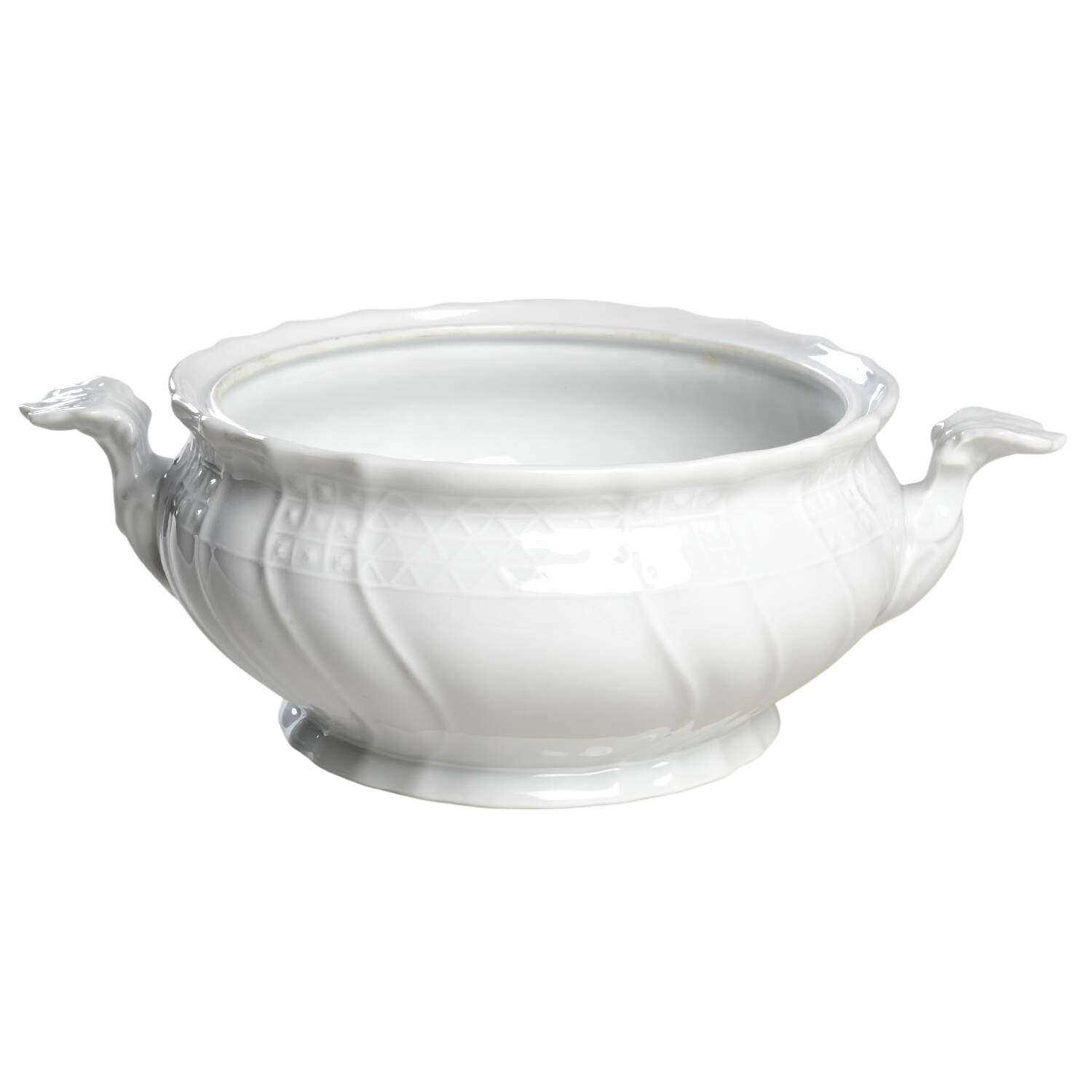 Dresden All White Round Vegetable No Lid by Hutschenreuther-1