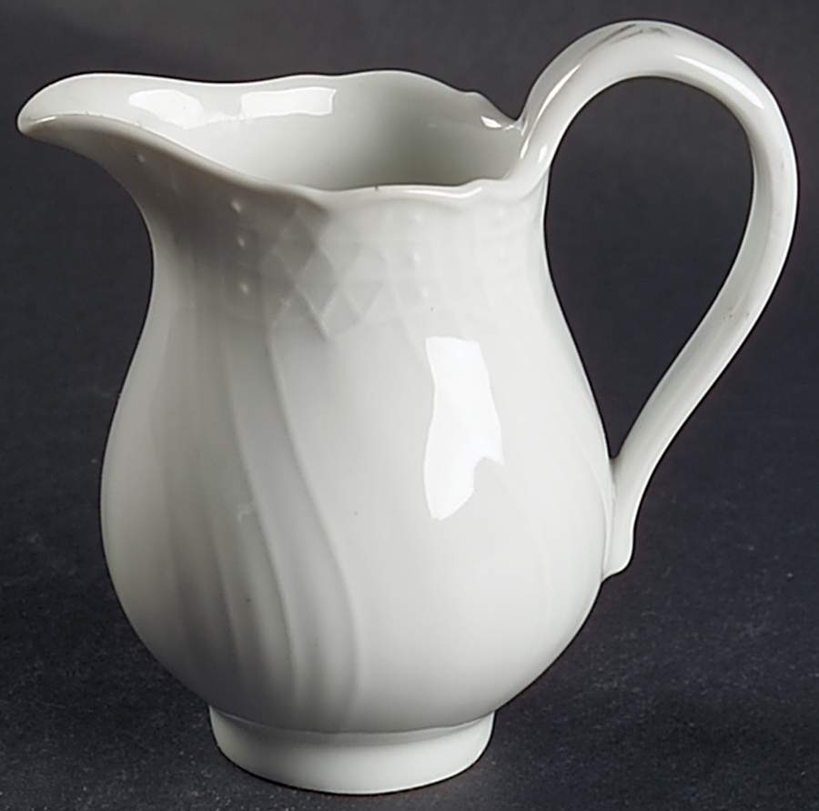 Dresden All White Individual Creamer by Hutschenreuther-1