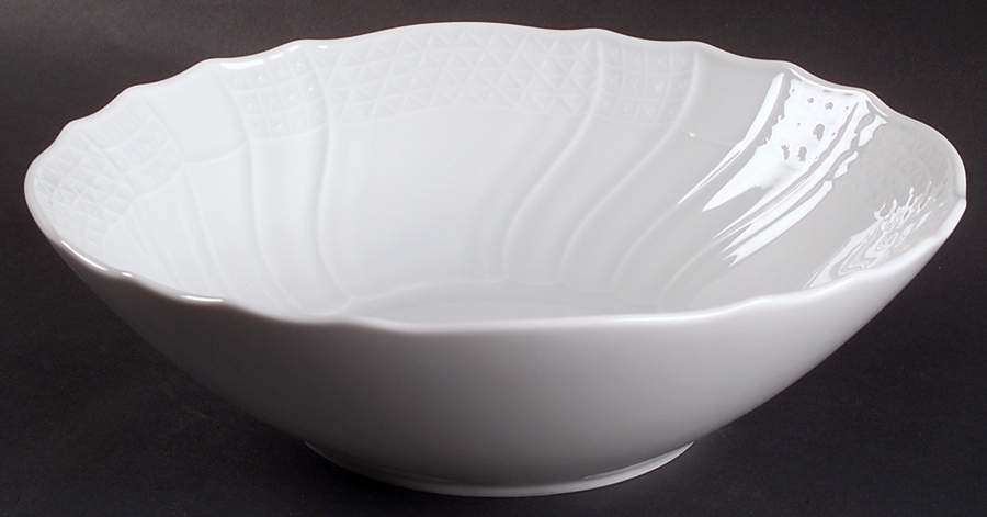 Dresden All White 10" Round Vegetable Bowl by Hutschenreuther-1