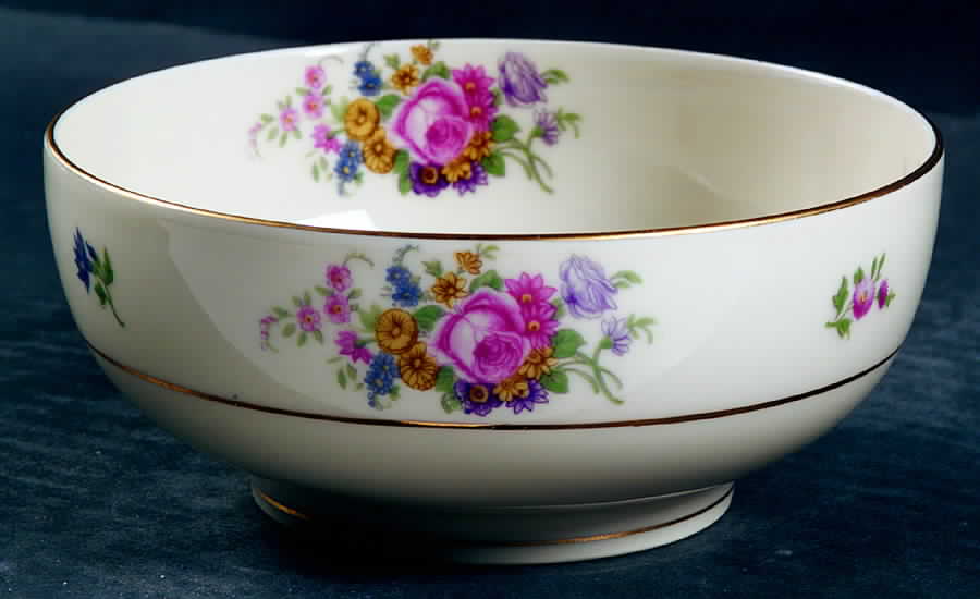 Dresden Cranberry Bowl by Hutschenreuther-1