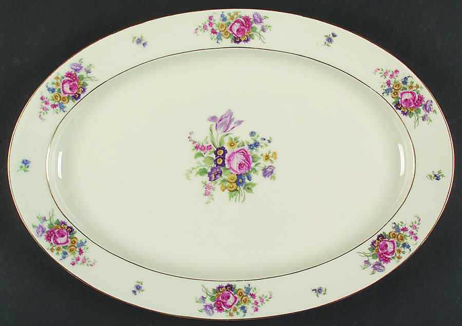 Dresden 16" Oval Serving Platter by Hutschenreuther-1